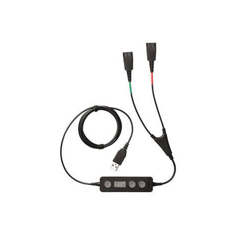 Jabra LINK 265, USB Y-training cable for corded QD headsets