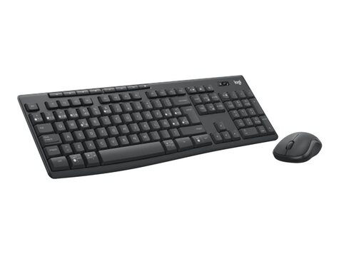 Logitech MK370 Combo for Business - keyboard and mouse set - QWERTY - US International - graphite