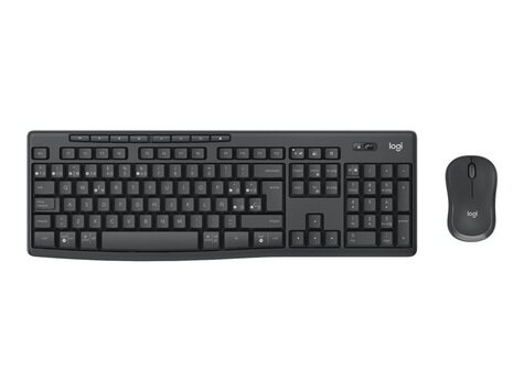 Logitech MK370 Combo for Business - keyboard and mouse set - QWERTY - US International - graphite