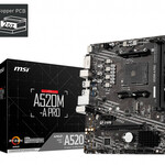 MSI MSI A520M-A PRO - motherboard - micro ATX - Socket AM4 - AMD A520