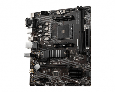 MSI A520M PRO - motherboard - micro ATX - Socket AM4 - AMD A520