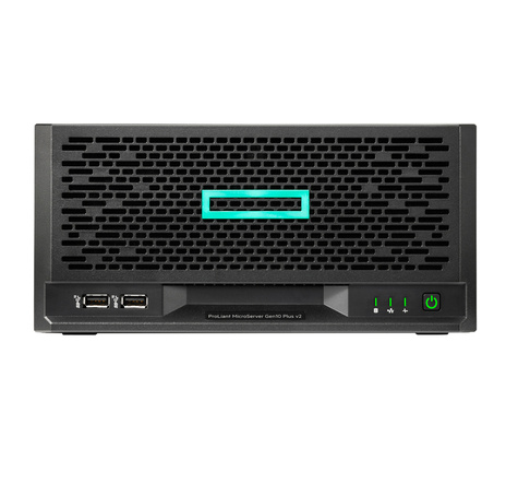 HPE HPE ProLiant MicroServer Gen10 Plus - Intel Xeon E-2314 / 2.80GHz - 16GB RAM - 1TB HDD - 180W PSU