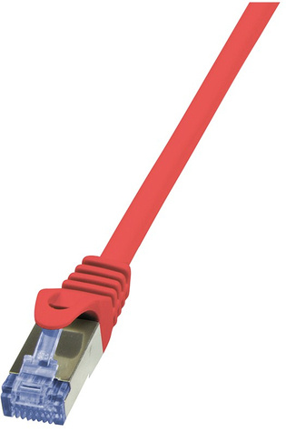 LogiLink RJ45 5.00m Rood Cat6A S/FTP