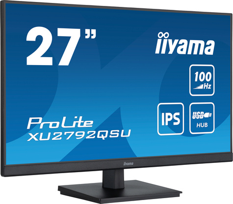Iiyama ProLite computer monitor 68,6 cm (27") 2560 x 1440 Pixels Dual WQHD LED Zwart