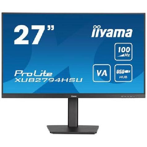 Iiyama ProLite XUB2794HSU-B6 computer monitor 68,6 cm (27") 1920 x 1080 Pixels Full HD Zwart