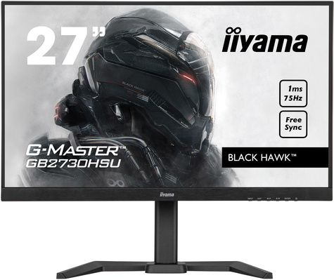 Iiyama G-Master Black Hawk 27 inch - Full HD LED Gaming Monitor - 1920x1080 - 75Hz - Pivot / HAS