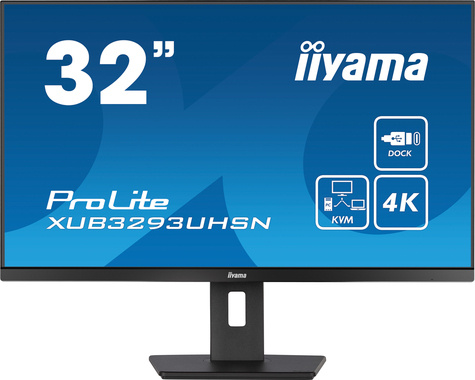 Iiyama Iiyama ProLite XUB3293UHSN-B5 computer monitor 80 cm (31.5") 3840 x 2160 Pixels 4K Ultra HD LCD Zwart