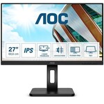 AOC AOC 68,6cm/27'' (2560x1440) Q27P2Q 4ms 16:9 USB HDMI DisplayPort Speaker Pivot Quad HD Black