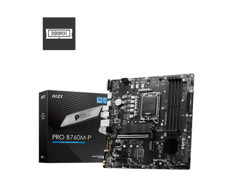 MSI 1700 PRO B760M-P - DDR5/2xM.2/DP/HDMI/VGA/ÂµATX