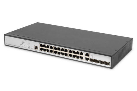 DIGITUS DN-80221-3 - switch - 24 ports - managed - rack-mountable