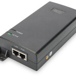 DIGITUS DIGITUS Gigabit Ethernet PoE+ Injector - 802.3at Power Pins:4/5(+) - 7/8(-) and 3/6(+) - 1/2(-) - 60W