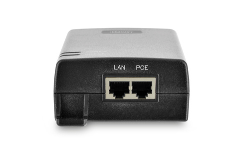 DIGITUS Gigabit Ethernet PoE+ Injector - 802.3at Power Pins:4/5(+) - 7/8(-) and 3/6(+) - 1/2(-) - 60W