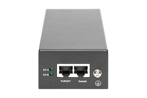 DIGITUS Gigabit Ethernet PoE++ Injector - 802.3bt Power pins: 4/5(+) - 7/8(-) and 3/6(+) - 1/2(-) - 85W