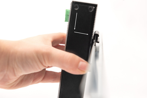 DIGITUS 8-poorts Gigabit Ethernet-netwerkschakelaar, plat, industrieel, onbeheerd