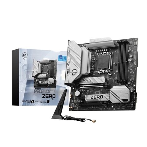 MSI B760M PROJECT ZERO (B760,S1700,mATX,DDR5)