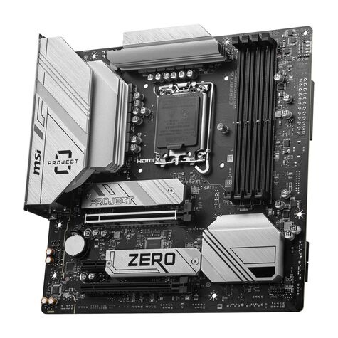 MSI B760M PROJECT ZERO (B760,S1700,mATX,DDR5)