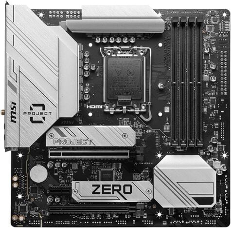 MSI B760M PROJECT ZERO (B760,S1700,mATX,DDR5)