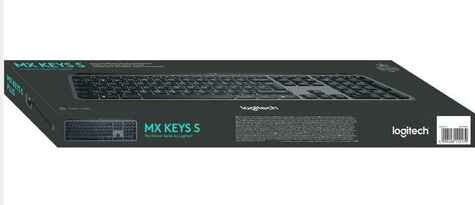 Logitech NL Logitech MX Keys S Wireless Keyboard Graphite US Layout QWERTY