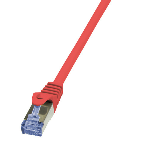 LogiLink RJ45 5.00m Rood Cat6A S/FTP