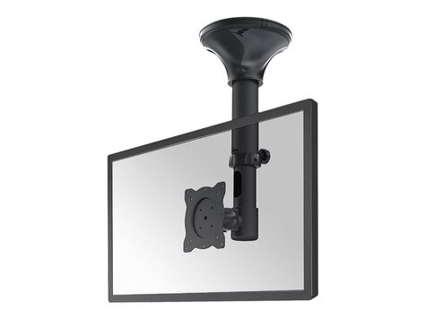 Neomounts Neomounts FPMA-C025BLACK Monitor/TV-beugel plafond 10-30" - h 37-47 cm - kantelbaar