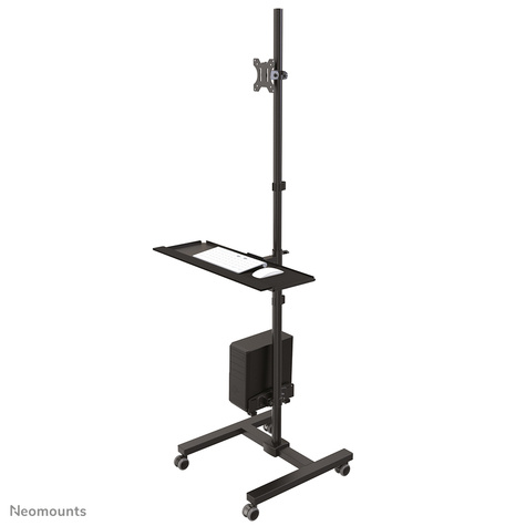 Neomounts Mobiele werkplek voor pc, flatscreen (max. 32"/81 cm), toetsenbord en muis 8 kg FPMA-MOBILE1700 Neomounts