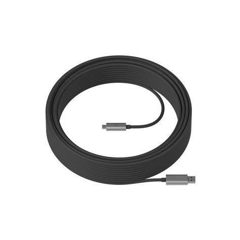 Logitech Strong - USB-C cable - USB Type A to 24 pin USB-C - 10 m