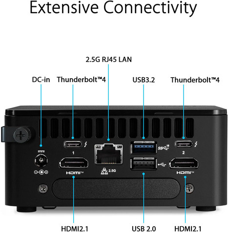 Asus NUC 13 Pro Kit Arena Canyon RNUC13ANHi50000 (Tall)