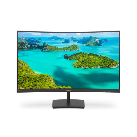 Philips Curved LED-Display E-line 241E1SCA - 61 cm (24") - 1920 x 1080 Full HD