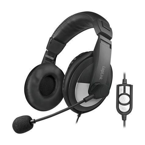 LogiLink Stereo Headset met High Comfort en Microphone