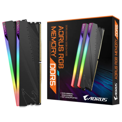 Gigabyte DDR5 32GB PC 6000 Gigabyte AORUS RGB Kit (2x16GB)