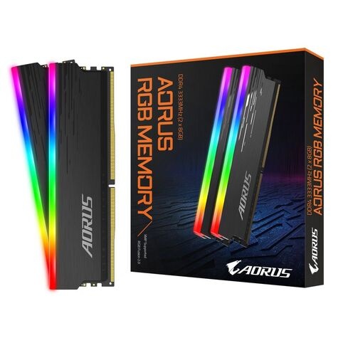 Gigabyte Gigabyte DDR4 16GB PC 3333 CL18 Gigabyte AORUS RGB Kit (2x8GB)