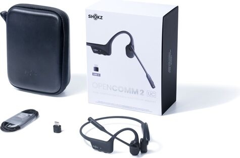 Shokz OpenComm2 UC Wireless Headset met USB-C dongle