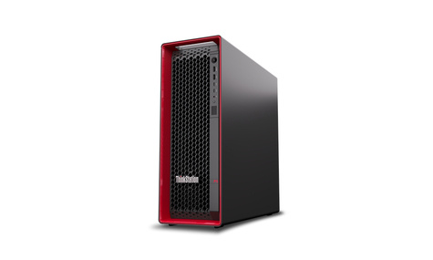 Lenovo ThinkStation P5 Intel® Xeon® W w3-2425 32 GB DDR5-SDRAM 1 TB SSD Windows 11 Pro for Workstations Tower Workstation Zwart, Rood