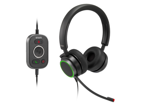 Snom A330D Headset, wired duo
