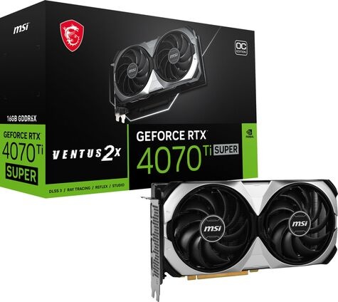 MSI RTX 4070 Ti Super 16GB MSI 2X OC GDDR6X