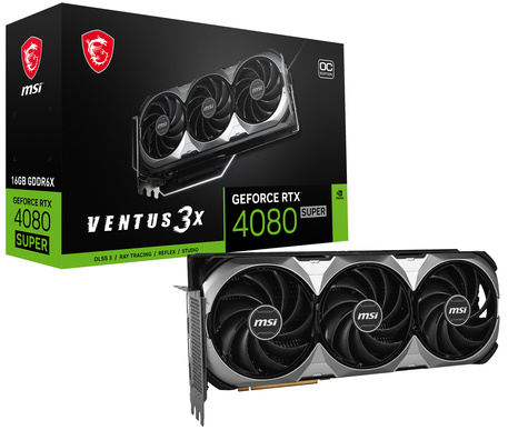 MSI 4080 RTX Super VENTUS 3X OC 16GB/3xDP/HDMI