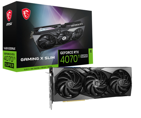 MSI VGA MSI RTX4070TI SUPER 16GB Gaming X Slim