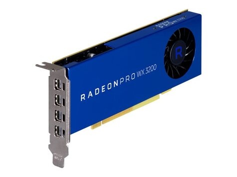 AMD Radeon Pro WX3200 LowProfile   4GB PCI-E        4xDP