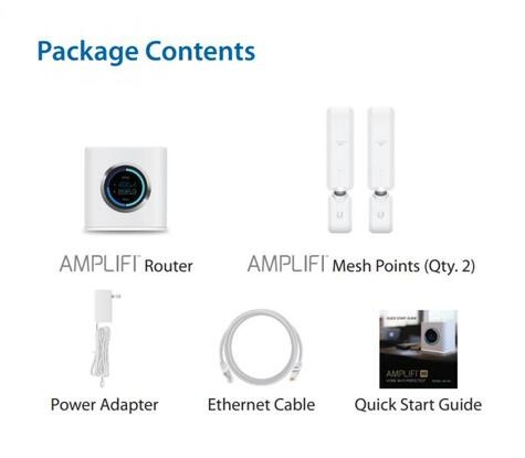 Ubiquiti AmpliFi HD WiFi Router + 2 Mesh Points