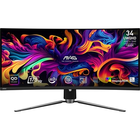 MSI MAG 341CQP QD-OLED 34.18i QD-OLED Curved