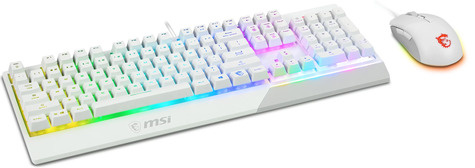 MSI Vigor GK-30 Combo Gaming Keyboard WHITE - QWERTY Italiaans