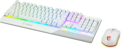 MSI Vigor GK-30 Combo Gaming Keyboard WHITE - QWERTY Italiaans