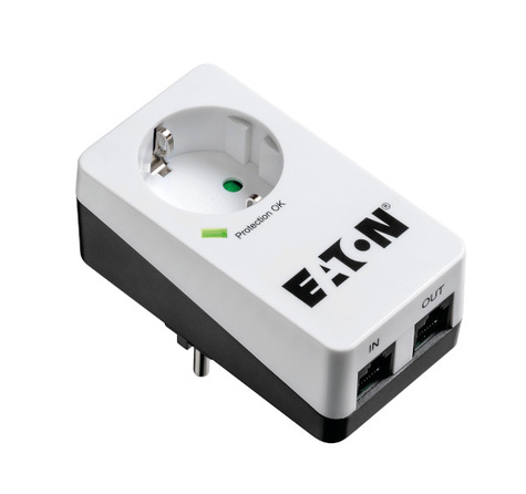 Eaton Protection Box 1 Tel@ DIN - surge protector - 4000 Watt