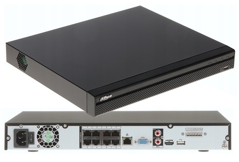 Dahua Lite series NVR 8 kanalen met PoE, 4K en H.265, 2x HDD slot