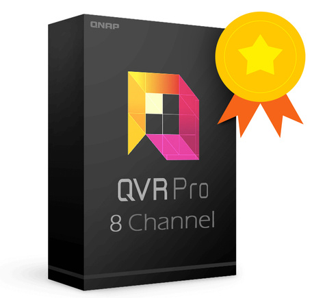 QNAP QNAP Licentie  LIC-SW-QVRPRO-8CH-EI Surveillance/Video