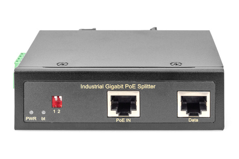 DIGITUS Professional Industriële Gigabit PoE++ splitter, 802.3bt - 95 Watt