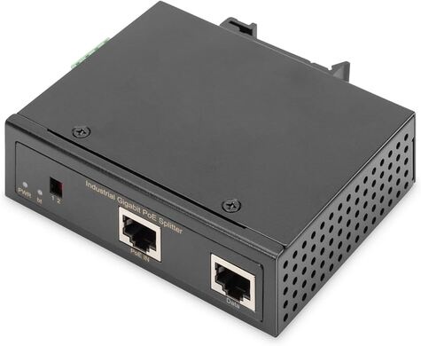 DIGITUS Professional Industriële Gigabit PoE++ splitter, 802.3bt - 95 Watt