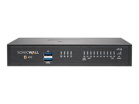 SonicWall SonicWall Tz470 firewall (hardware) 1U 3500 Mbit/s