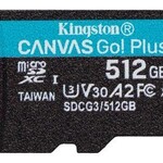Kingston Kingston SD MicroSD Card 512GB Kingston SDXC Canvas Go Plus