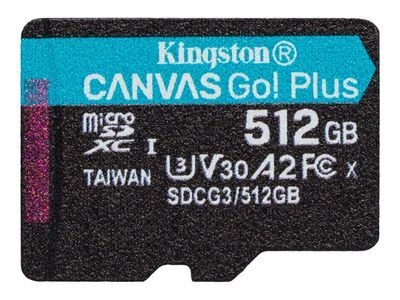 Kingston SD MicroSD Card 512GB Kingston SDXC Canvas Go Plus
